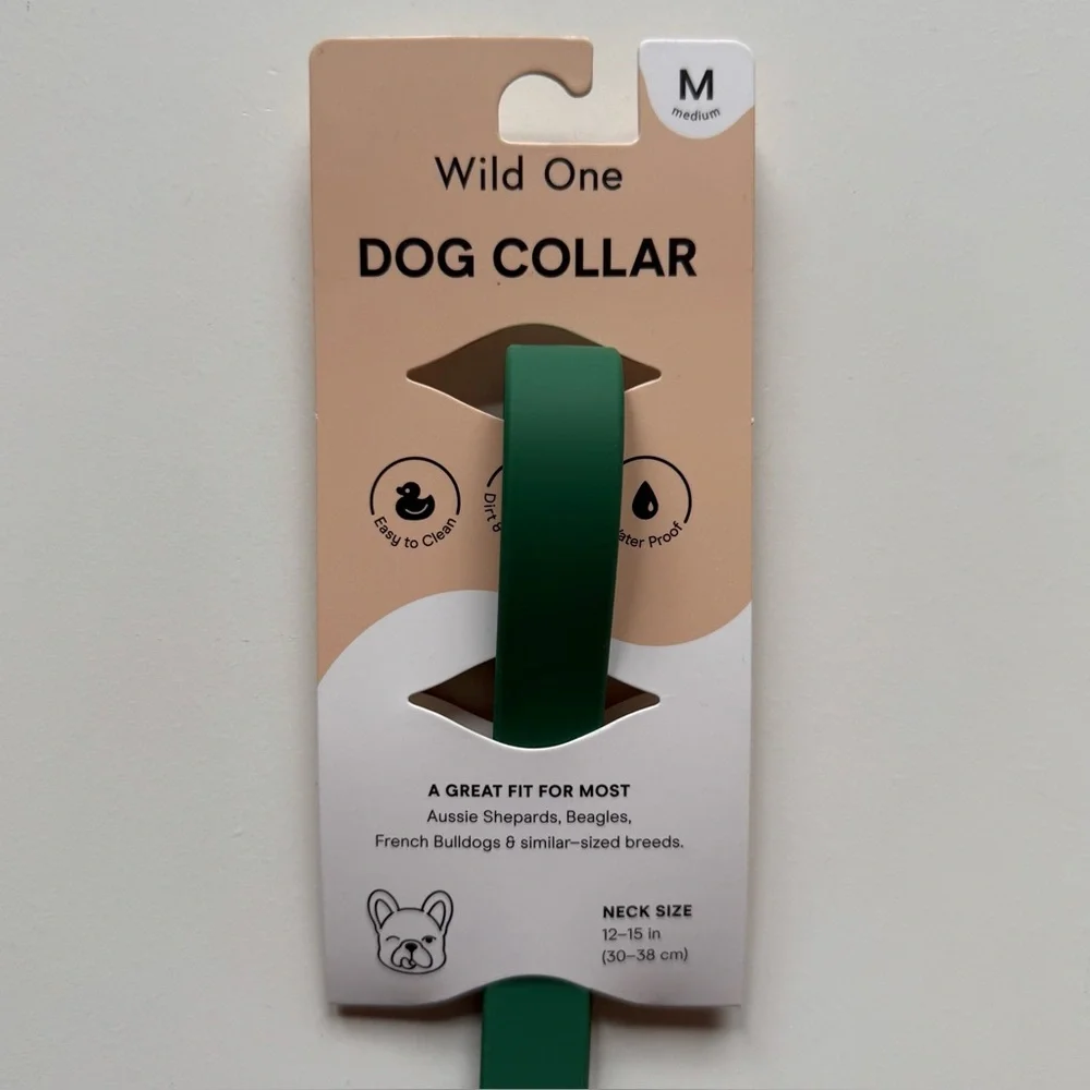 Wild One Dog Collar - M (12-15